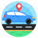 Car Location Cab Location Car Navigation Icon