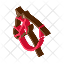 Caballo Acolchado De Lana Icono