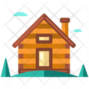 Cabin Cottage Countryside Icon