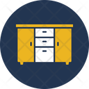 Cabinet Cupboard Drawers Icon