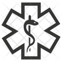 Caduceus Medical Symbol Icon