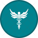 Caduceus Healthcare Medical Icon