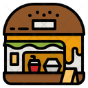 Cafe Fastfood Shop Icon