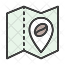 Cafe Location Map Pin Icon