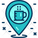 Travel Blue Coffee Icon