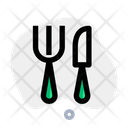 Cafeteria Knife Fork Icon