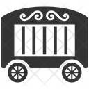 Cage Cart Circus Cart Icon