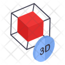 Caixa 3 D Ícone