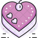 Cake Valentine Cake Heart Cake Icon