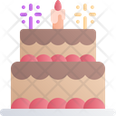 Cake Candles Dessert Icon