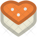 Cake Heart Shaped Icon