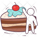 Cake Piece Cream Cake Dessert Icon