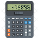 Calculator Adding Machine Number Cruncher Icon