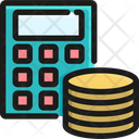 Calculate The Exchange Rate Investment Money Icon