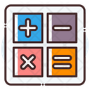 Math Symbols Calculation Calculator Keys Icon