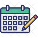 Calendar Monthly Calendar Planner Icon