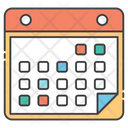 Calendar Planner Yearly Calendar Icon
