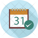 Calendar End Month Icon