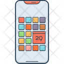 Calendar App Smartphone Application Icon