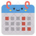 Calendar Emoji Calendar Emoticon Emotion Icon