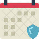 Calendar Security  Icon