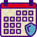 Calendar Security  Icon