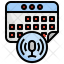 Calendar Voice Assistant Calender Voice Assistant Icon