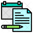 Calender File Paper Icon