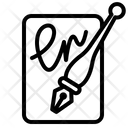 Caligraphy Icon