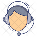 Call Center Support Communication Icon