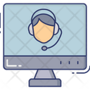 Computer Screen Communication Icon