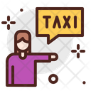 Cab Man Cab Calling Icon