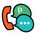Call Chat Bubble Communication Icon