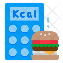 Calories Calculator Calculating Icon