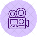 Camara De Video Icono