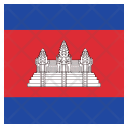 Cambodia Flag Icon