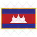 Cambodia Flag Country Icon