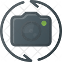 Camera Rotate Vertical Icon