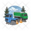 Camion De Construccion Icono