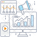Web Analytics Data Analytics Business Marketing Icon