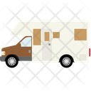 Camper Van Truck Icon