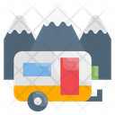 Camper Camping Transportation Icon