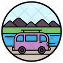 Van Transport Camper Van Icon