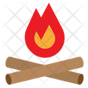 Wood Fire Flame Icon
