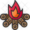 Campfire Wood Fire Icon