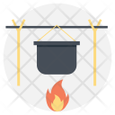 Campfire Cooking Pot Icon