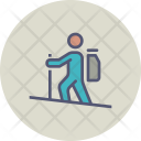 Camping Hiking Expedition Icon
