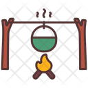 Fire Cooking Pot Icon