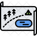 Camping Map Icon