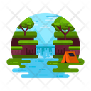 Camping Water Icon
